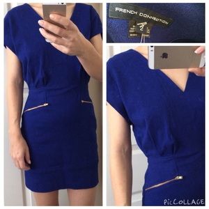 French Connection Royal Blue Dress